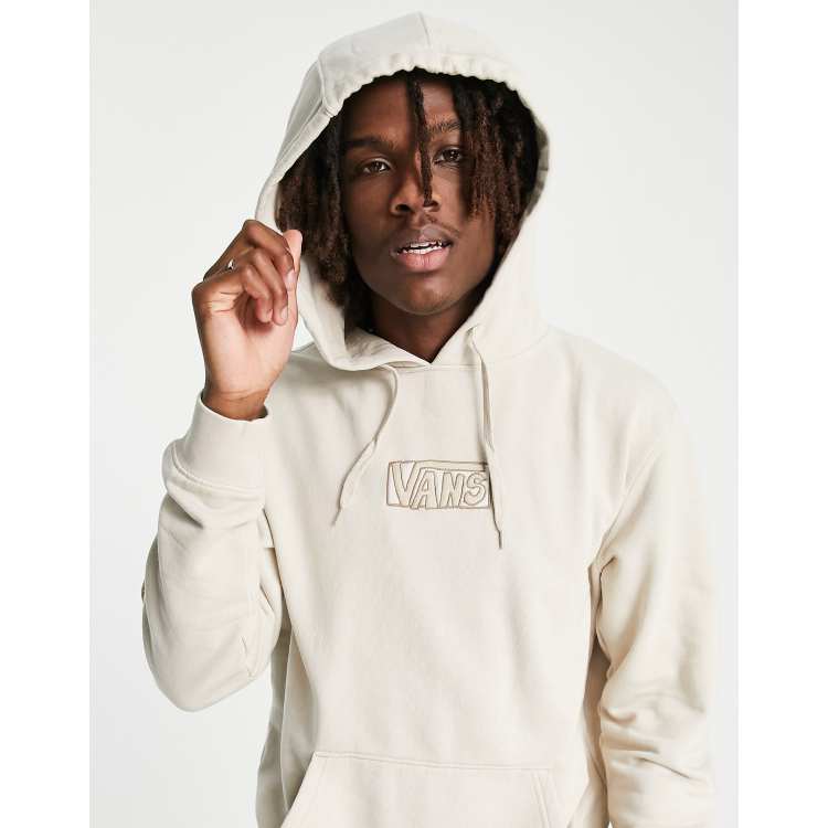 Beige vans hoodie clearance