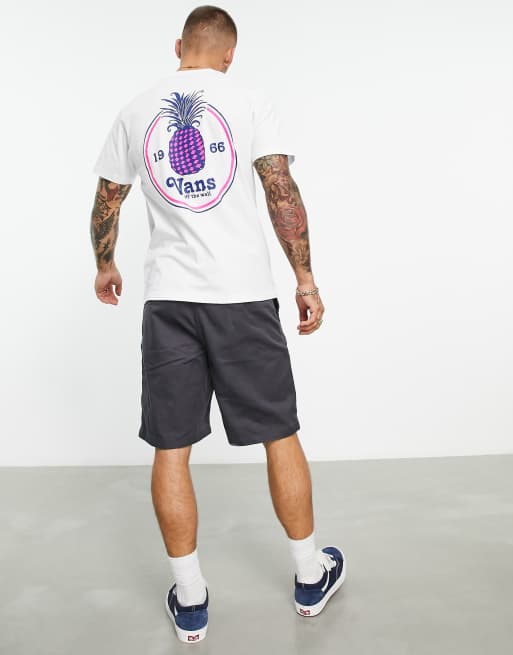 Vans Hospitality back print t-shirt in white