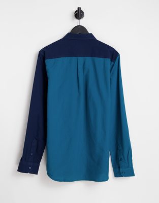 Houser - Camicia blu navy/blu a maniche lunghe - Vans Camicia donna  - immagine2