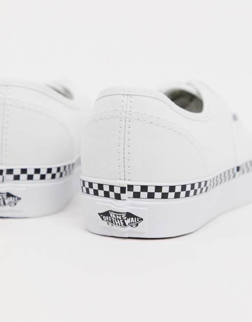 Vans - Hvide autentiske sko i tern, 4 af 4