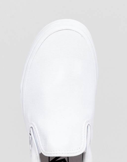 Vans - Hvide slip-on-sneakers , 3 af 4