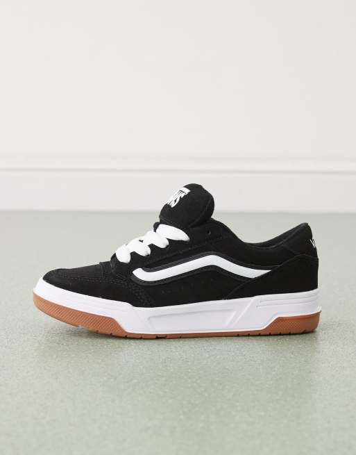 Vans - Hylane - Baskets chunky en daim avec semelle en caoutchouc - Noir et blanc, 2 de 5