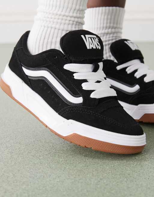 Vans - Hylane - Baskets chunky en daim avec semelle en caoutchouc - Noir et blanc, 5 de 5