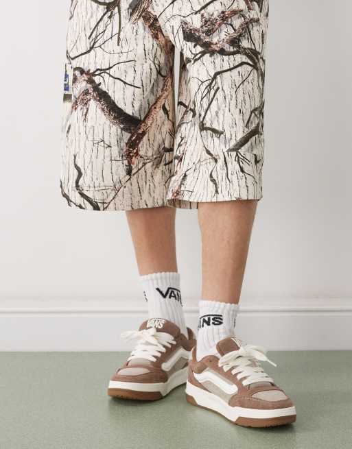 Vans - Hylane - Baskets chunky en daim - Fauve bicolore