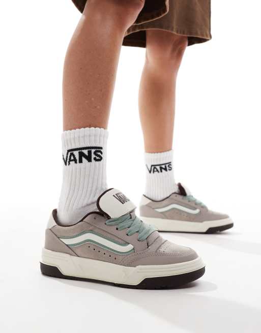 Vans - Hylane - Baskets chunky en daim - Gris clair multicolore