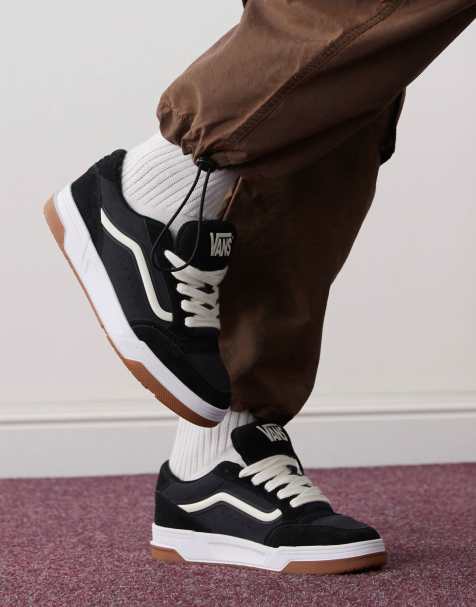 Vans - Hylane - Baskets chunky en daim - Noir bicolore - view 1