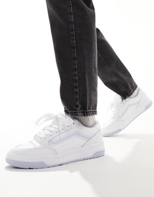 Vans - Hylane - Chunky sneakers bianche con dettagli azzurri