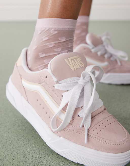 Vans Hylane chunky suede sneakers in light pink ASOS
