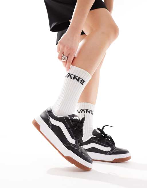 Vans Hylane chunky trainers in black with gum sole ASOS