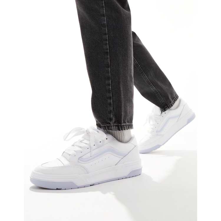 Vans Hylane chunky trainers in white and light blue ASOS