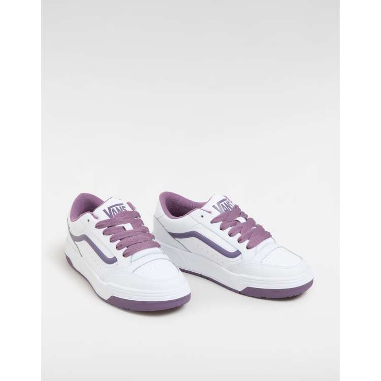 White and purple vans sales