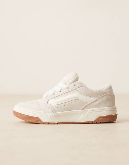 Vans - Hylane - Sneakers in camoscio bianco sporco con suola spessa, 2 di 5