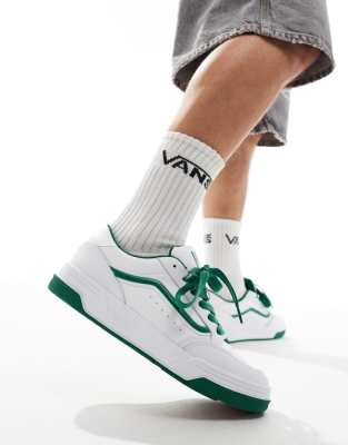 Hylane sneakers in white and green