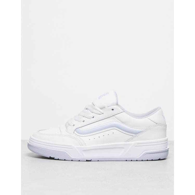 Vans Hylane sneakers with in white and blue | ASOS