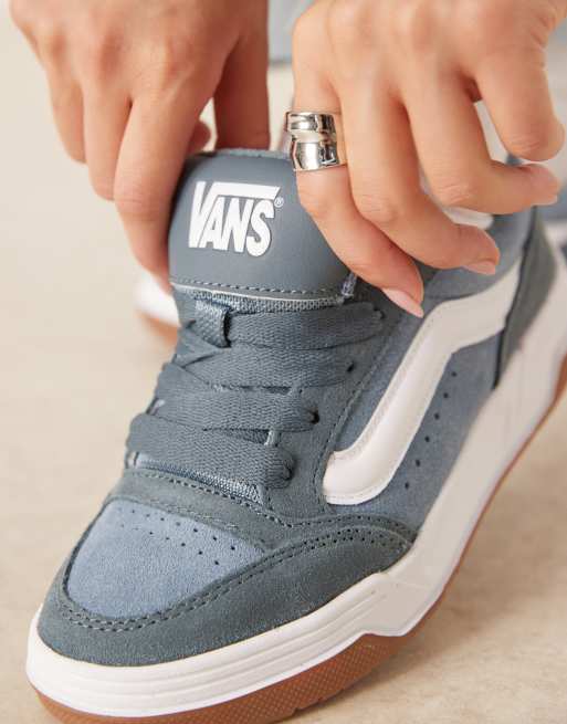 Vans Hylane suede Colour Theory sneakers in mid blue