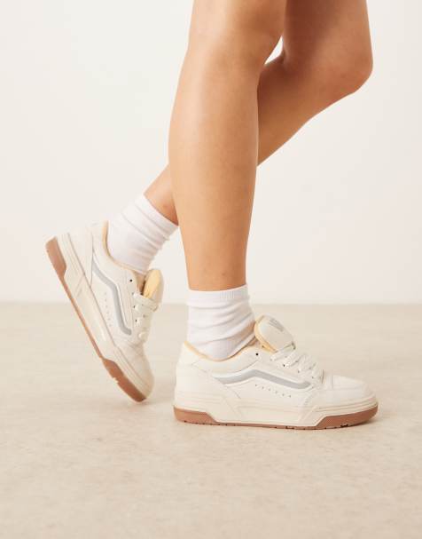 Vans Hylane suede trainers in vintage off white - view 1