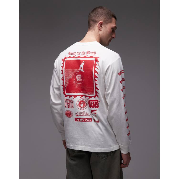 Vans 'I Need My' long sleeve t-shirt in white | ASOS