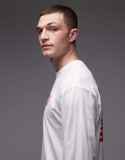 Vans 'I Need My' long sleeve t-shirt in white, 4 of 5