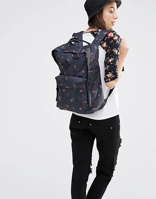 Vans Icono Square Backpack In Floral Print