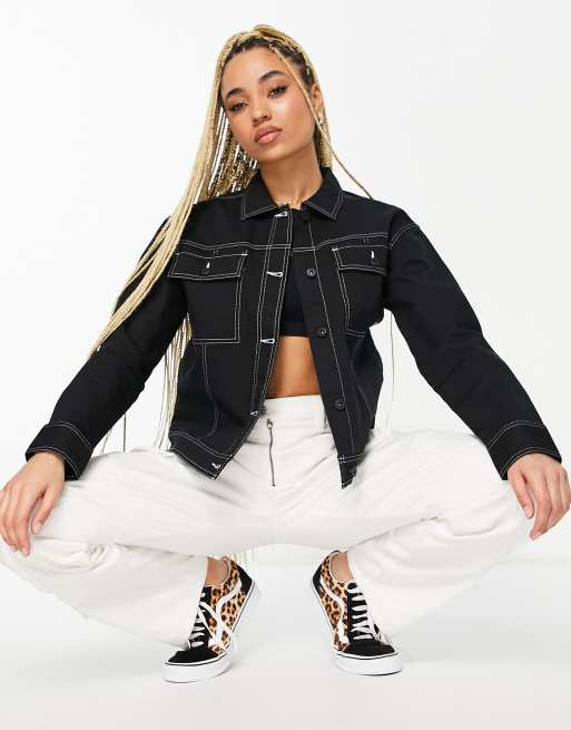 Vans In The Know Veste en jean Noir ASOS