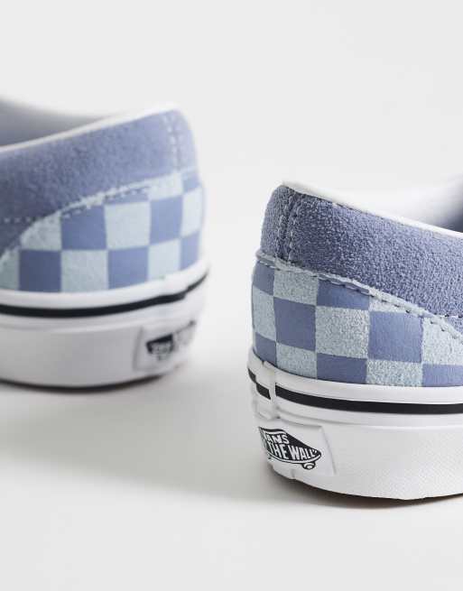 Vans - Instapsneakers met dambordmotief in lichtblauw, 2 van 5