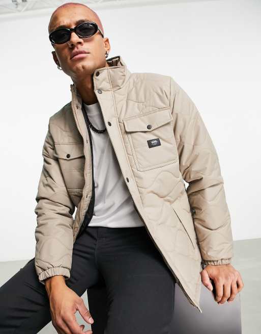 Vans jacket in stone