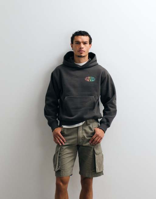 Vans Jetty Sets backprint pullover hoodie in black, 2 of 5