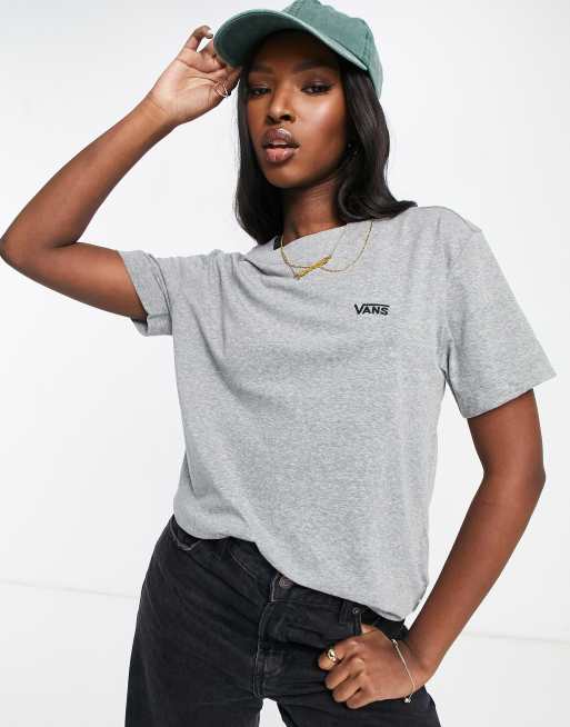 Vans Junior V boxy t shirt in grey