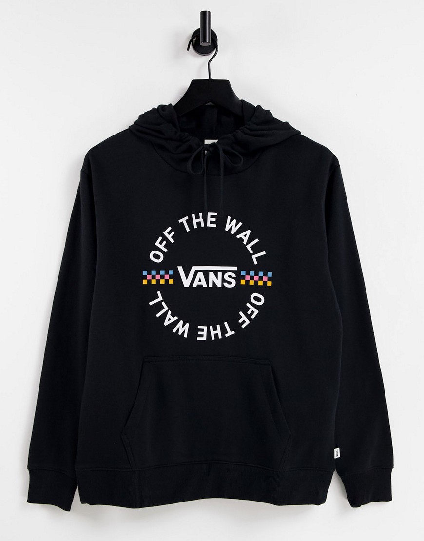 Vans Kai Rue boyfriend hoodie in black