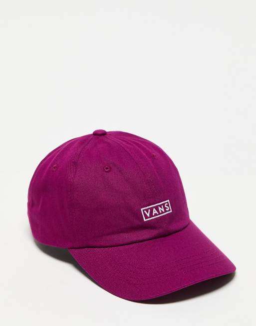 Vans – Kappe in Lila mit gebogenem Schild 