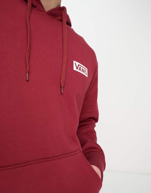 Vans red box clearance hoodie