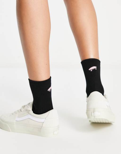 High top vans with best sale nike socks