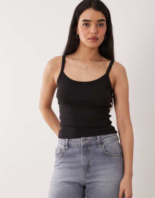 Vans Kiki cami tank in black, 4 of 4