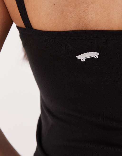 Vans - Kiki - Cami-tanktop in zwart, 3 van 4