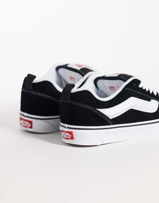 Vans - Knu School - Sneakers in zwart en wit, 2 van 5