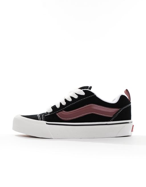 Vans nere rosse sale