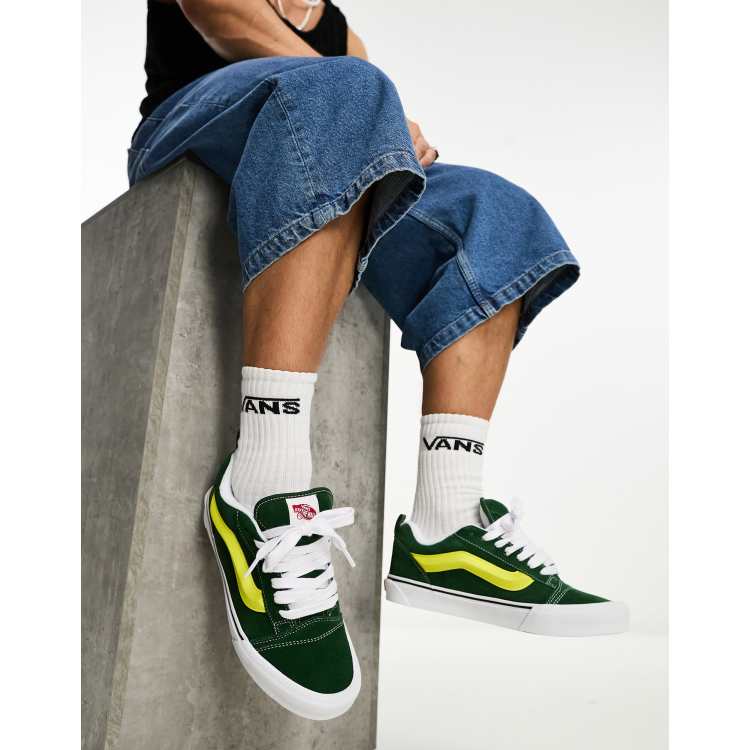 Vans discount green yellow