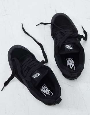 Vans Knu Skool chunky trainers in triple black