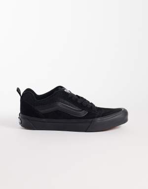 Vans Knu Skool chunky trainers in triple black