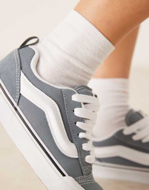 Vans Knu Skool Colour Theory sneakers in mid blue, 5 of 5