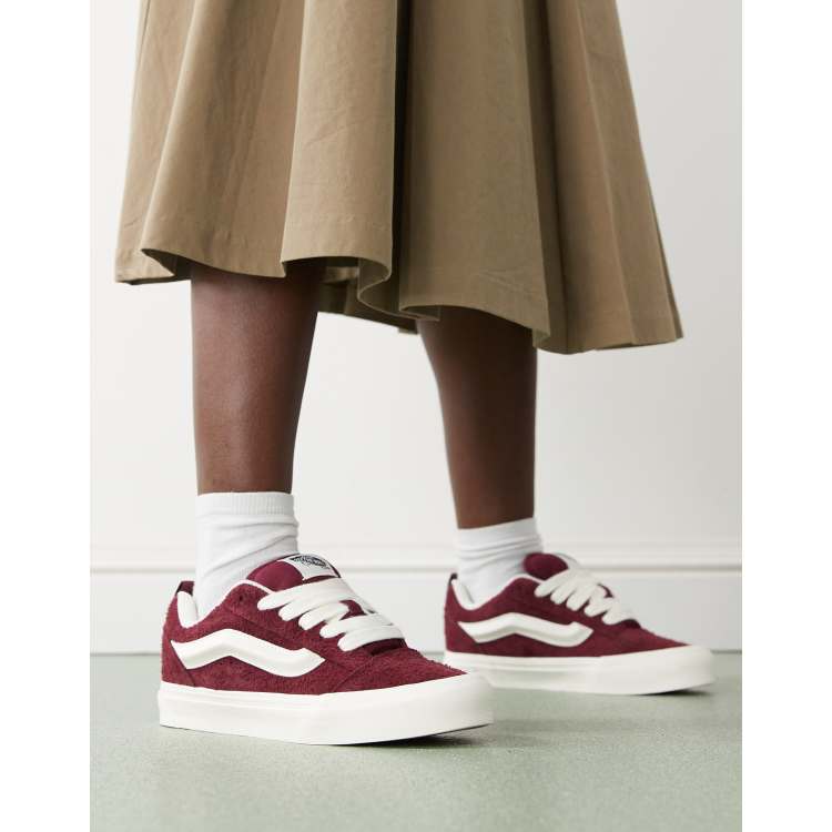 Vans Knu Skool D-Ring Burgundy Suede Sneakers Men’s 8. Vans Vans Knu Skool D Ring - Men main image 2