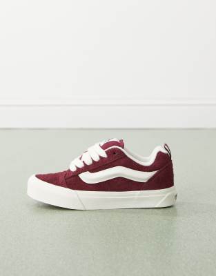Vans Knu Skool Fluffy Suede Sneakers In Multi