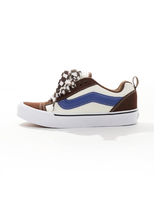 Vans azules y marrones sales