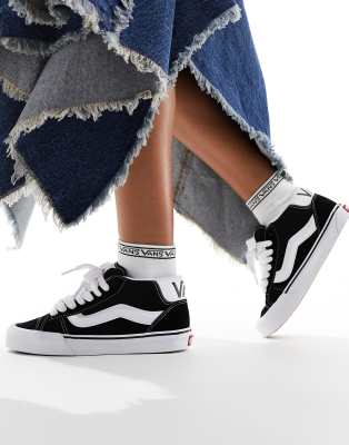 Vans alte shop nere e bianche