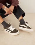 [Vans] Vans Knu Skool pig suede sneakers in dark brown 35 BROWN