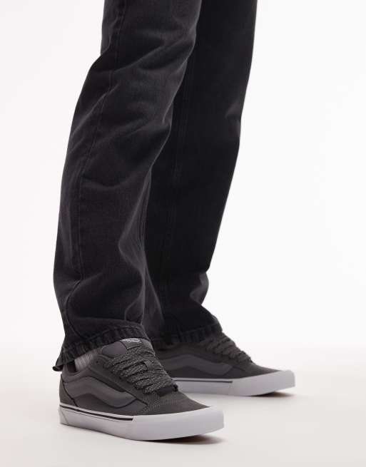 Vans – Knu Skool – Reflektierende Sneaker in Grau, 5 von 5