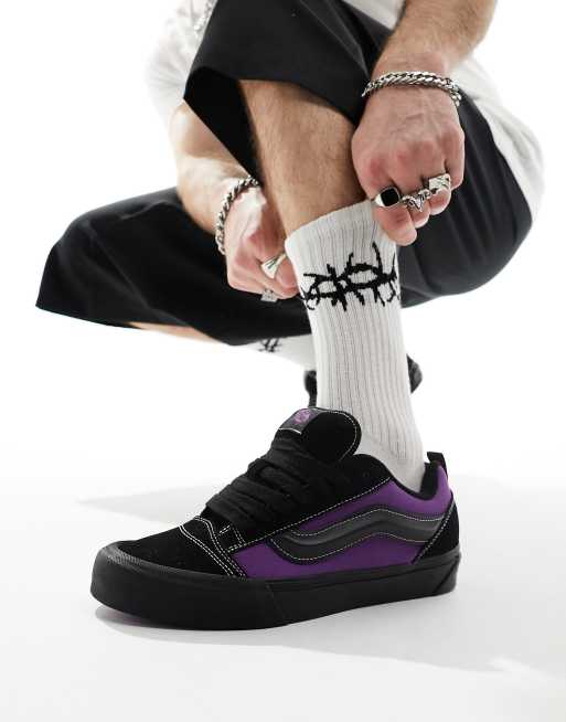 Purple and black vans online