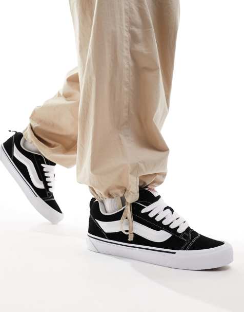 Vans Knu Skool sneakers in black and white - view 1