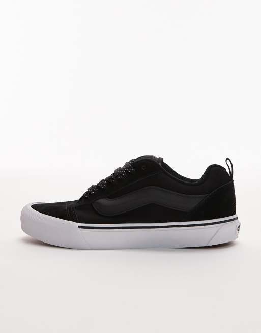 Vans Knu Skool sneakers in black reflective, 2 of 5