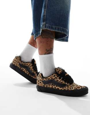 Knu Skool sneakers in leopard print-Multi